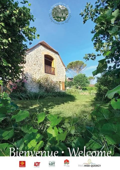La Sagnarde, Maison En Pierre, Loubressac Zewnętrze zdjęcie