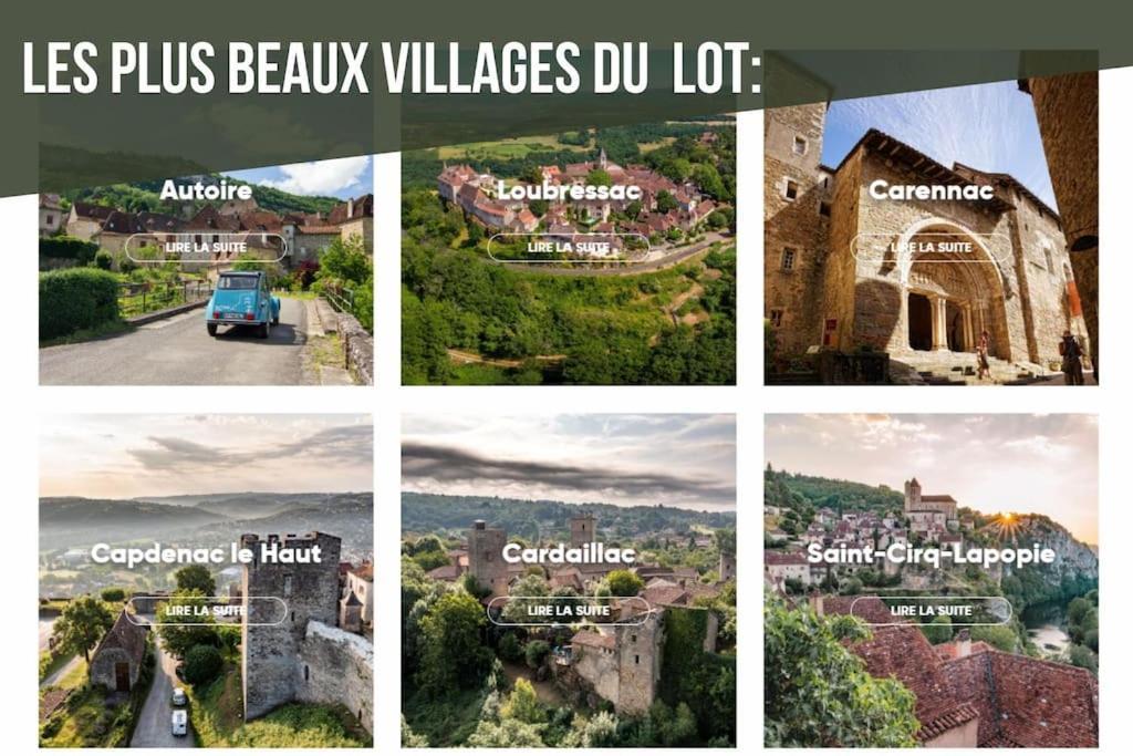 La Sagnarde, Maison En Pierre, Loubressac Zewnętrze zdjęcie